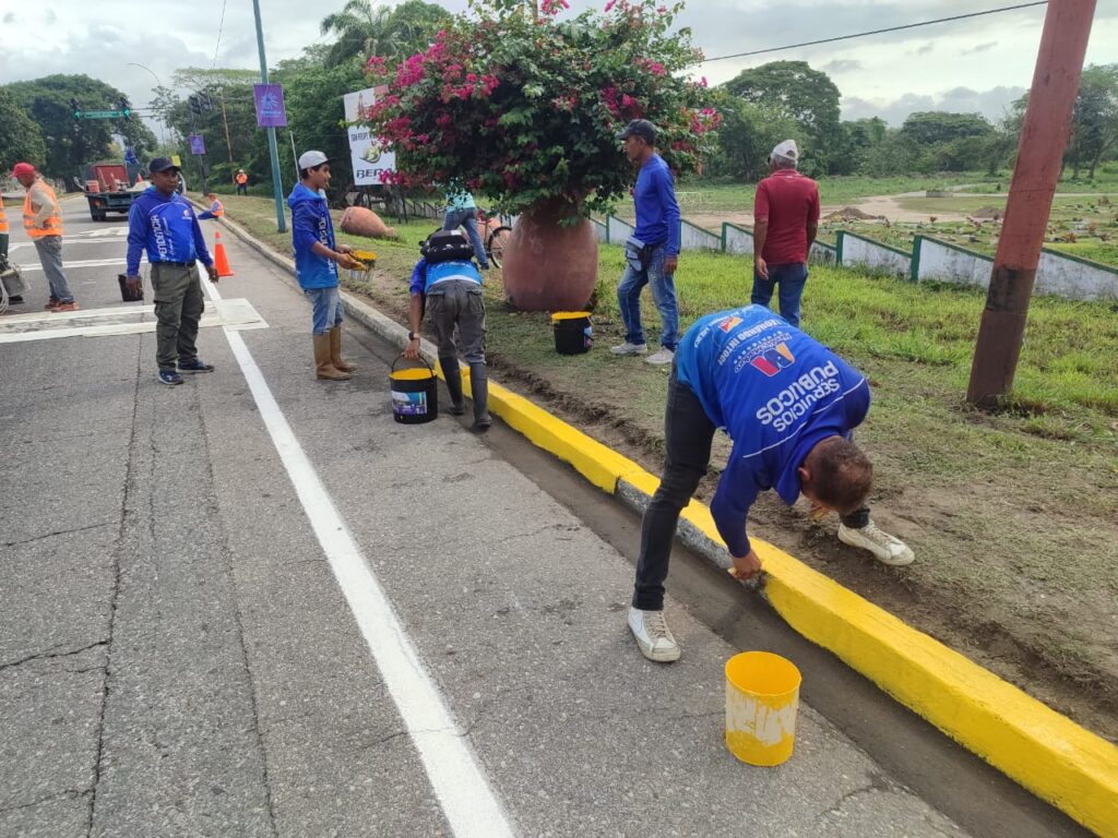 ¡TRANSFORMACIÓN TOTAL! Inician demarcación vial de 2.5 kilómetros de la Avenida Libertador de Independencia 