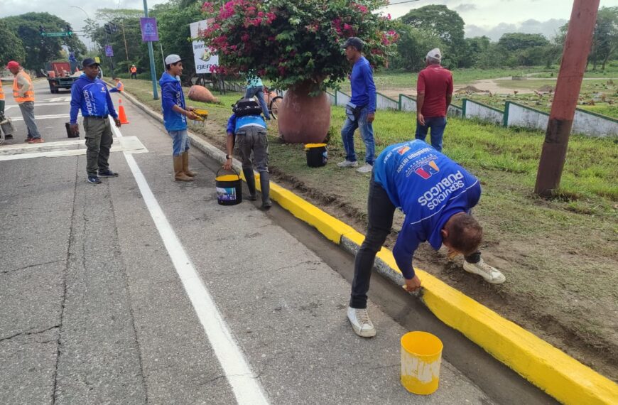 ¡TRANSFORMACIÓN TOTAL! Inician demarcación vial de 2.5 kilómetros de la Avenida Libertador de Independencia 