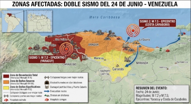 A un mes del histórico doble sismo que estremeció a Venezuela